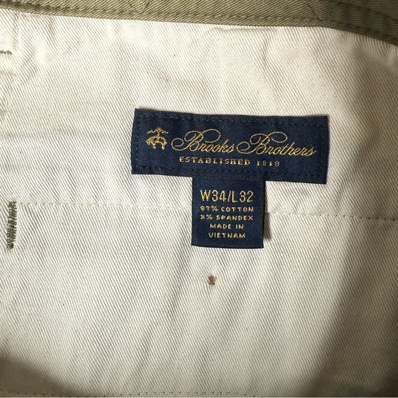 Brooks Brothers Washed Cotton Stretch Cargo Pants - Picture 9 of 10